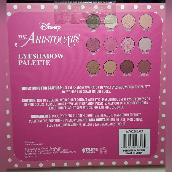 Disney The Aristocats Eye Shadow Palette by Taste Beauty - Picture 4 of 5